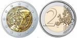 Франция 2 евро, 2022 35 лет программе Эразмус UNC