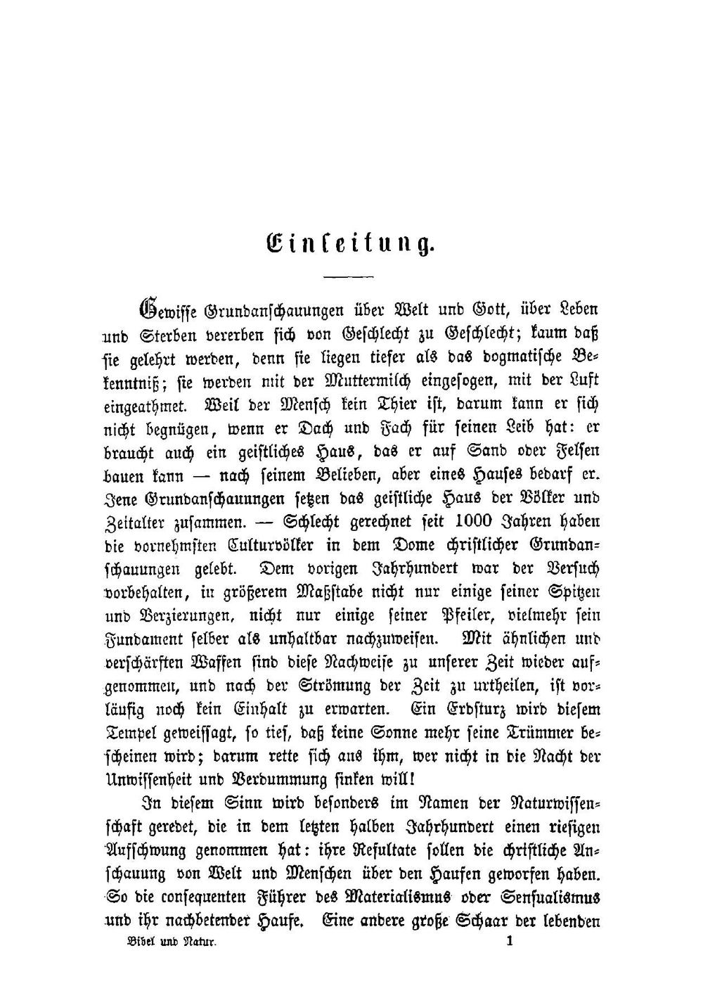 Bibel und Natur | Zollmann Theodor