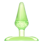 Зеленая анальная втулка 6,5см с ограничителем Toyfa Basic 881304-7