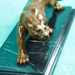 Кабинетная скульптура «Крадущийся барс»