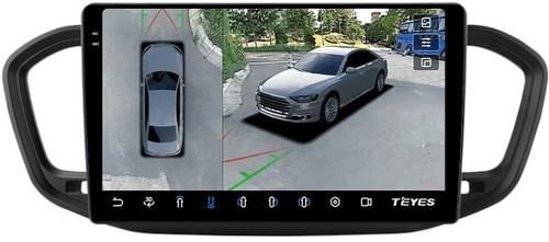 Магнитола для Lada Vesta NG 2023+ (без штатного экрана, рамка 10) - Teyes CC3-2K-360 на Android 10, Быстрая, 2K QLED, CarPlay, 4G SIM-слот, 4 камеры в комплекте