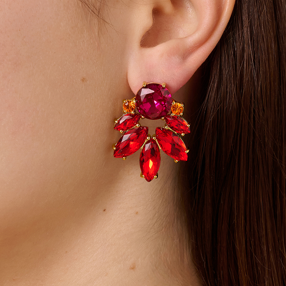 Серьги Dyrberg Kern DRAGO SG RED / PINK 470064