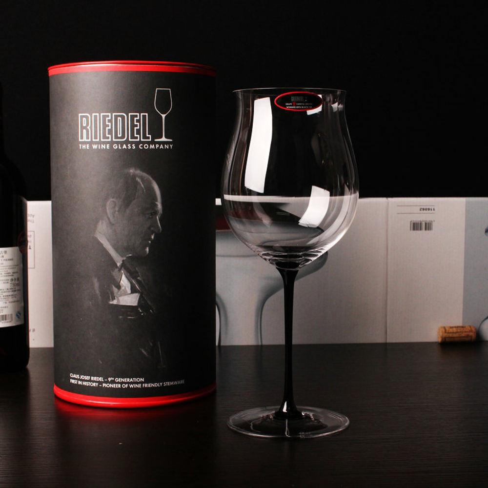 Бокал для красного вина 1050 мл Riedel Burgundy Grand Cru Black Tie Австрия упаковка