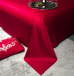 Постельное белье Сатин Гладкокрашеный Вышивка Делюкс DHC002