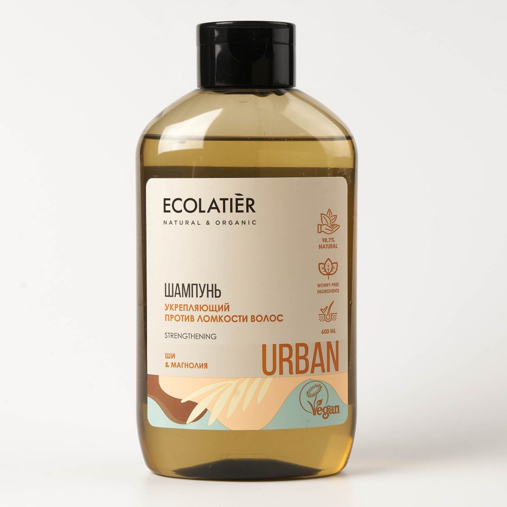 Ecolatier Urban шампунь для волос Укрепляющий, 600 мл