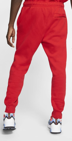 Мужские теннисные штаны Nike Sportswear Club Fleece M - красный