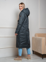 Пальто женское "Кэнди" т.серый