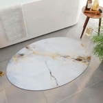 Коврик диатомитовый овал 60*90см Roomis (риккарди бежевый) D7