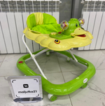 Ходунки SBL 5302 (Teddy Bear) зеленый (силиконовые колеса)