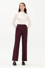 31227 Брюки женские (бордо)