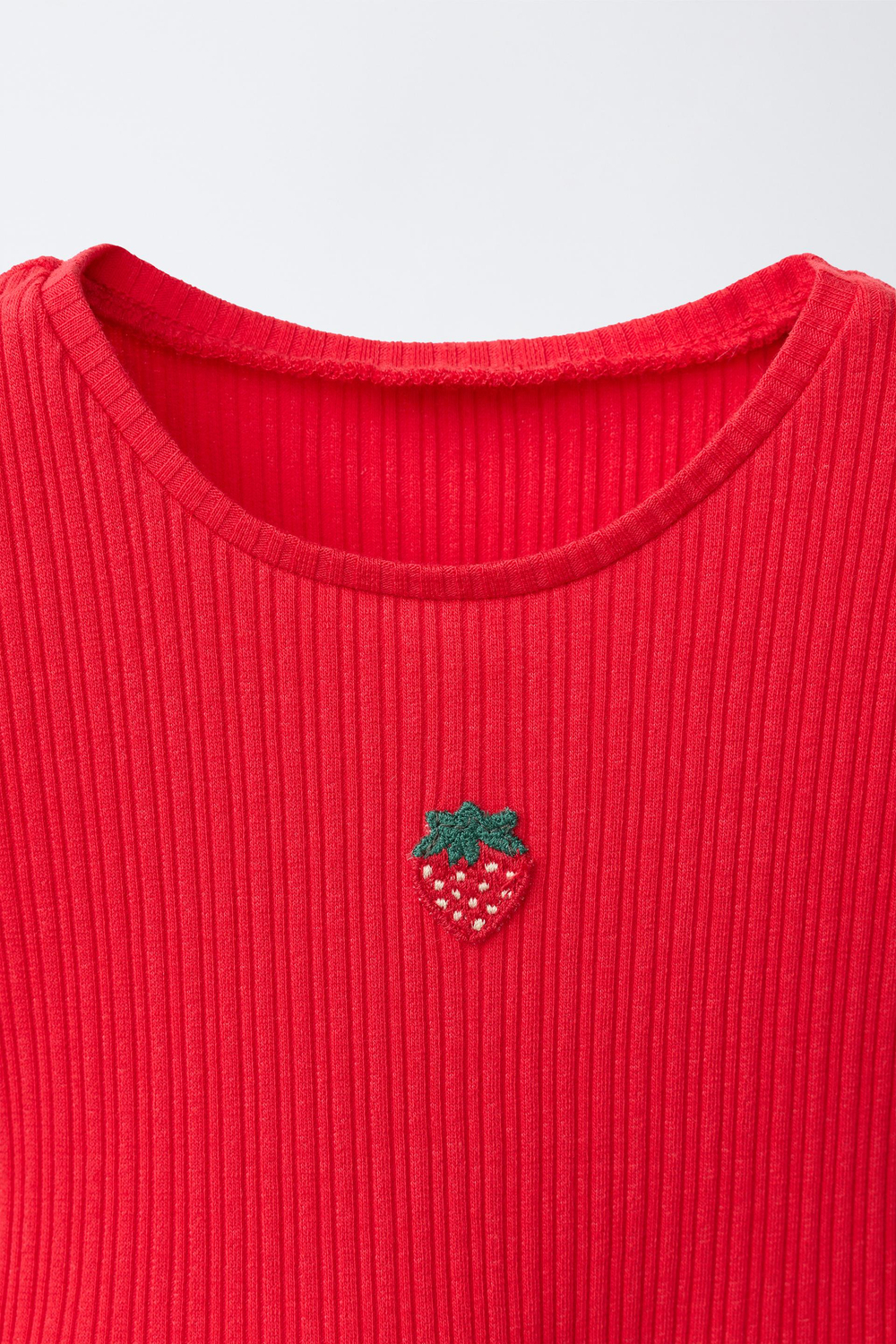 ZARA ПЛАТЬЕ С ВЫШИВКОЙ, КРАСНЫЙ