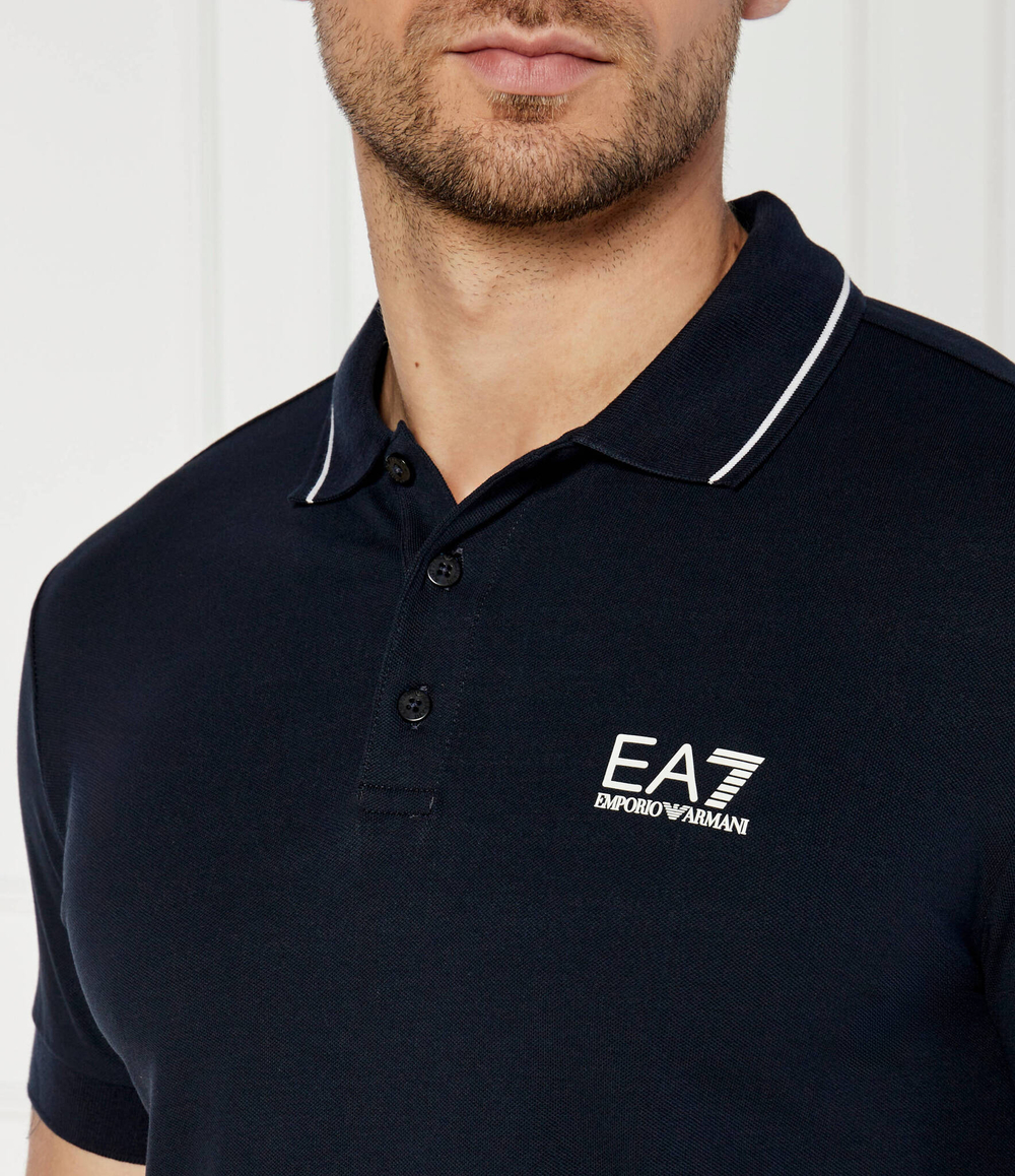 Поло EA7 - темно-синий(8NPF16 PJVUZ)