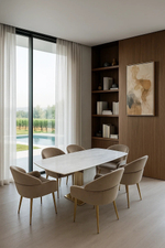 Стул обеденный Ist Casa Берклей, бежевый, золото