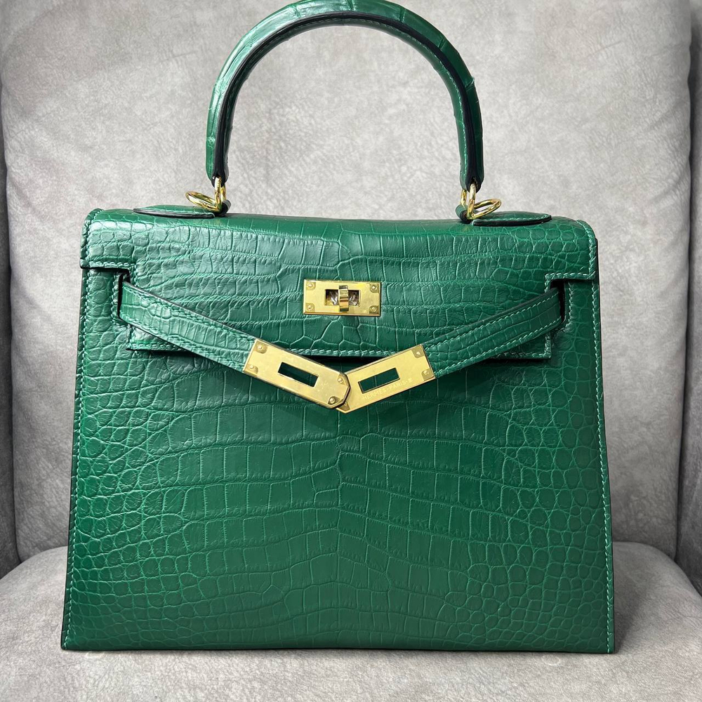 Сумка Hermes из кожи крокодила 25 см, арт. 478769665