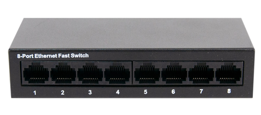 Коммутатор-свитч BT021T-08GE, 8 портов RJ45 1 Гбит/с