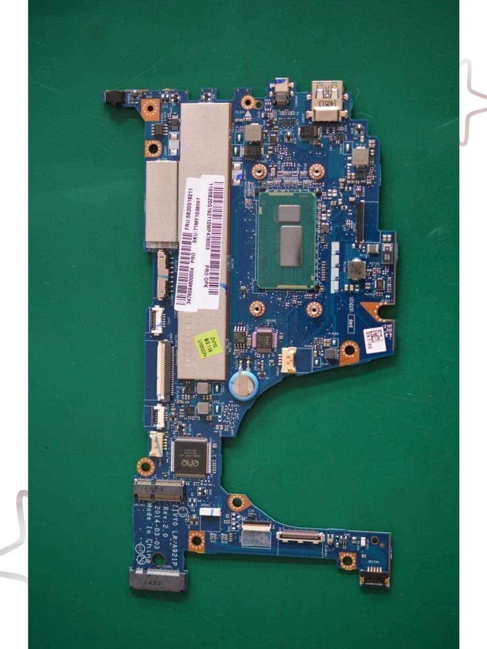 Материнская плата для ноутбука Lenovo YOGA2-13 ZIVY0 W8P i3-4030 4G (5B20G19211), оригинал