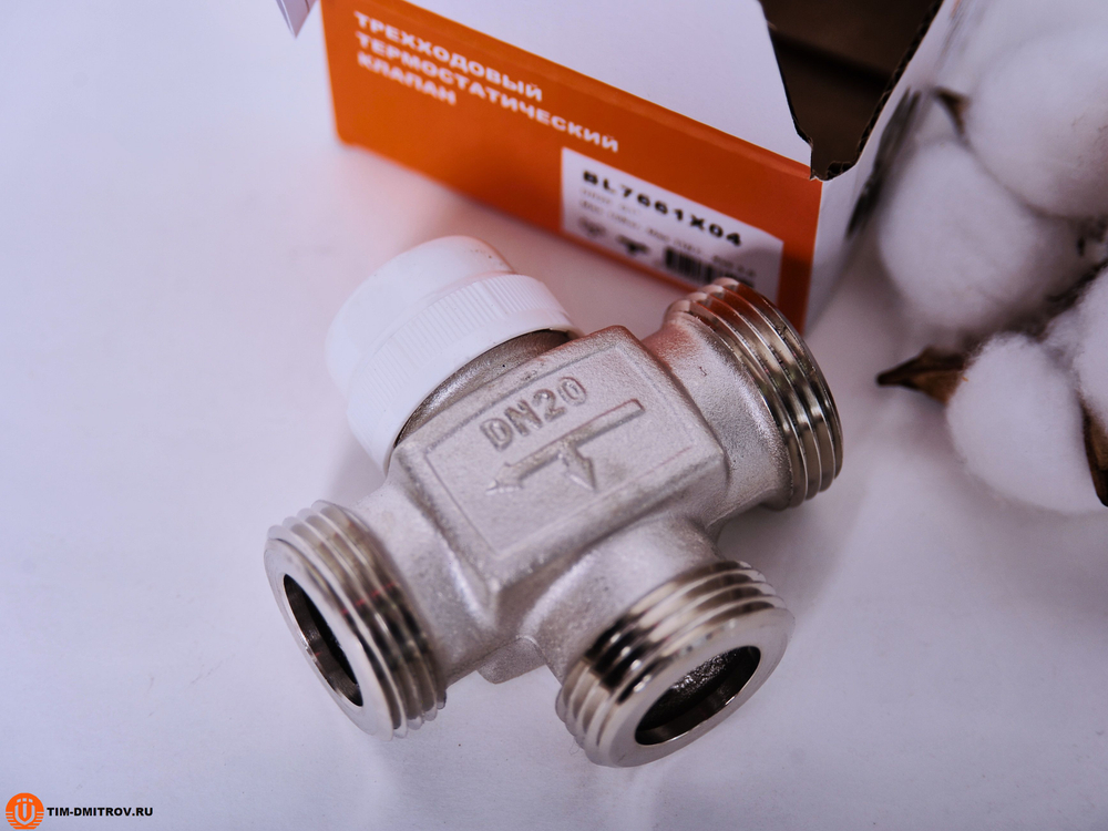 Термосмеситель 1" 35-60* TIM (BL7661Х04)