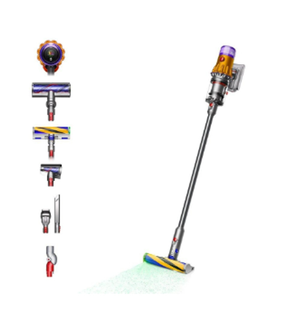 Пылесос Dyson V12 Detect Slim Absolute (SV46) (Yellow/Nickel) UK