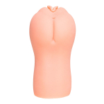 Телесный вибромастурбатор-вагина 19см с рельефом Kokos Emily