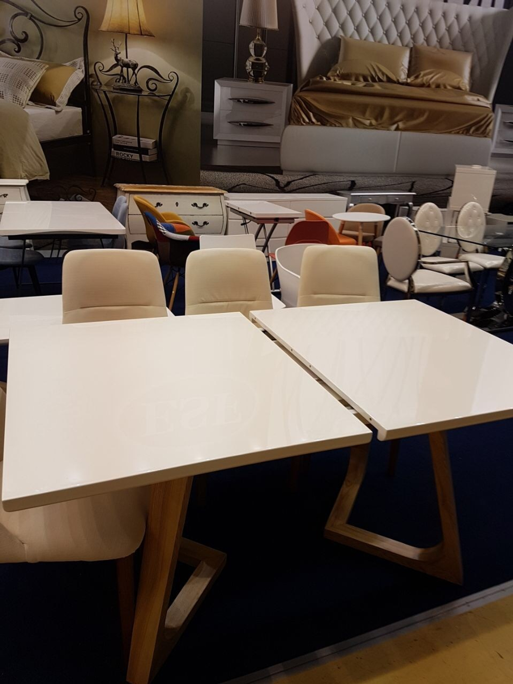 Стол Т1692 (160-220) Белый (Avalon)