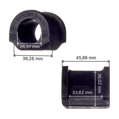 Втулка стабилизатора переднего Avantech ABH0211