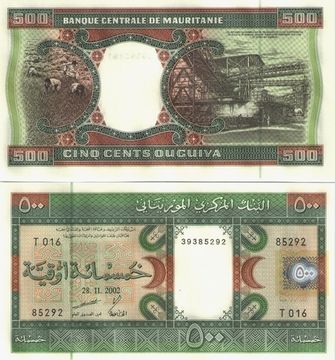 500 угий 2002 Мавритания