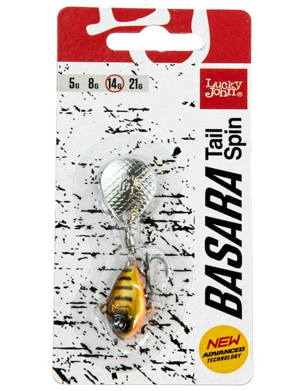 Тейл-спиннер Lucky John BASARA TAIL SPIN 14.0г 007 в блистере