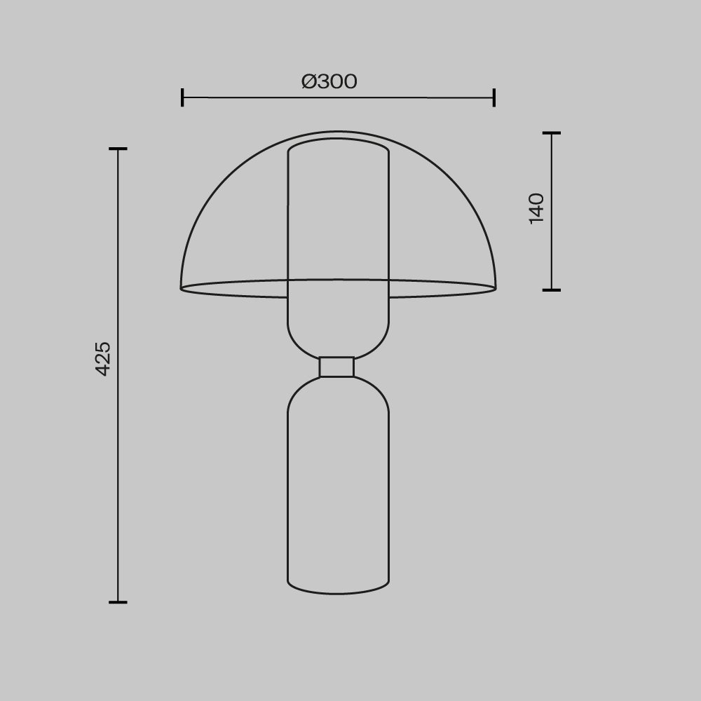 Настольная лампа Maytoni Memory MOD177TL-01B