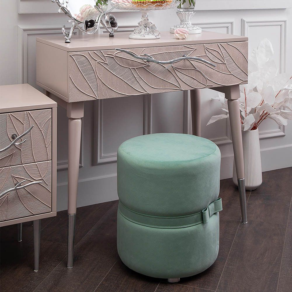 Банкетка COCO Аквамарин Сильвер