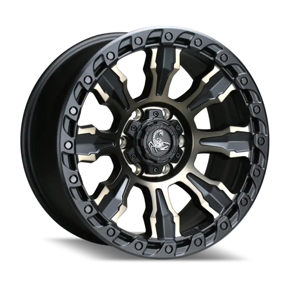 Диск колёсный литой AGILITY FORCE A728 R17 8.5 ET12 Matte Black w/Mac Face&Dark Tint