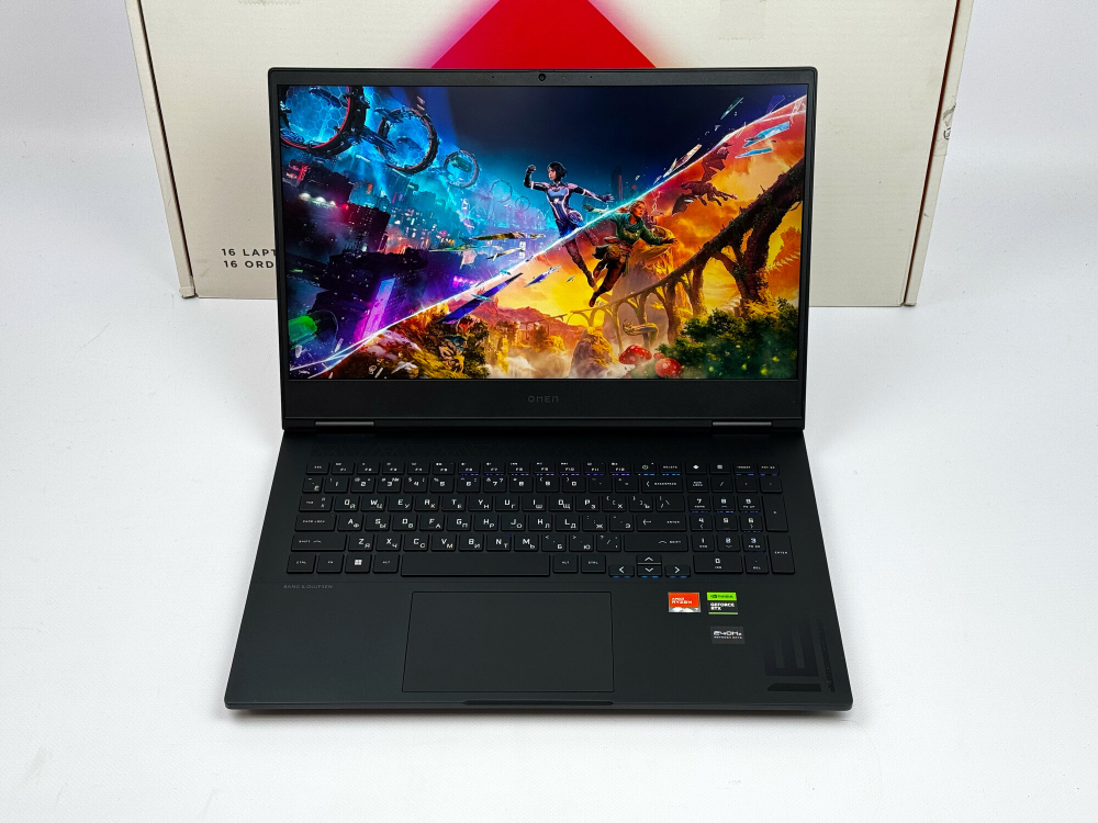 Игровой ноутбук HP Omen i7-14650HX / RTX 4070 / 16GB DDR5 / 1TB / 2.5K / 240Hz / Win11 / Русско-Английская клавиатура