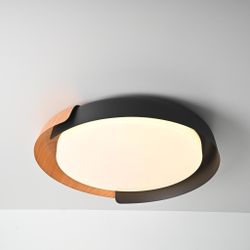 Потолочный Светильник Adda Black/Wood By Imperiumloft