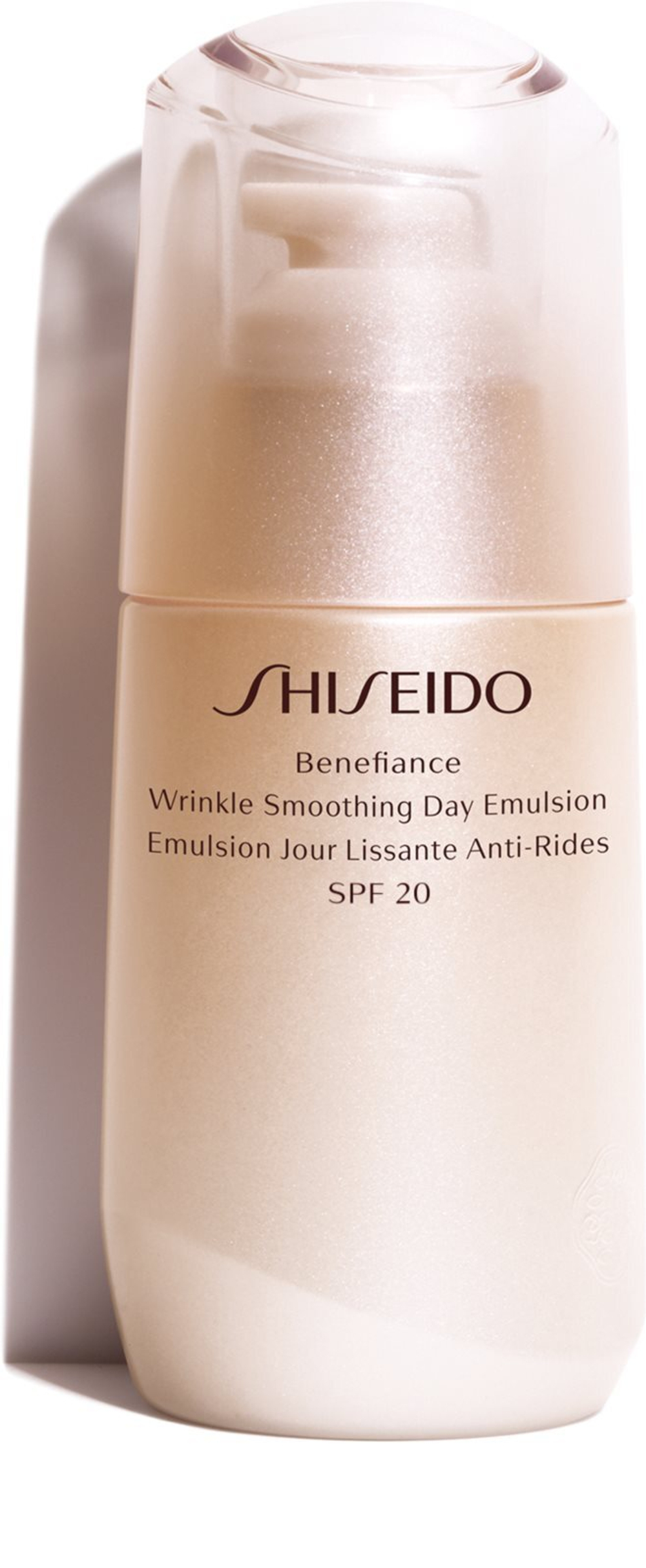 Shiseido Benefiance Wrinkle Smoothing Day Emulsion - Защитная эмульсия против старения кожи SPF 20 /   75  ml  / GTIN 768614149521