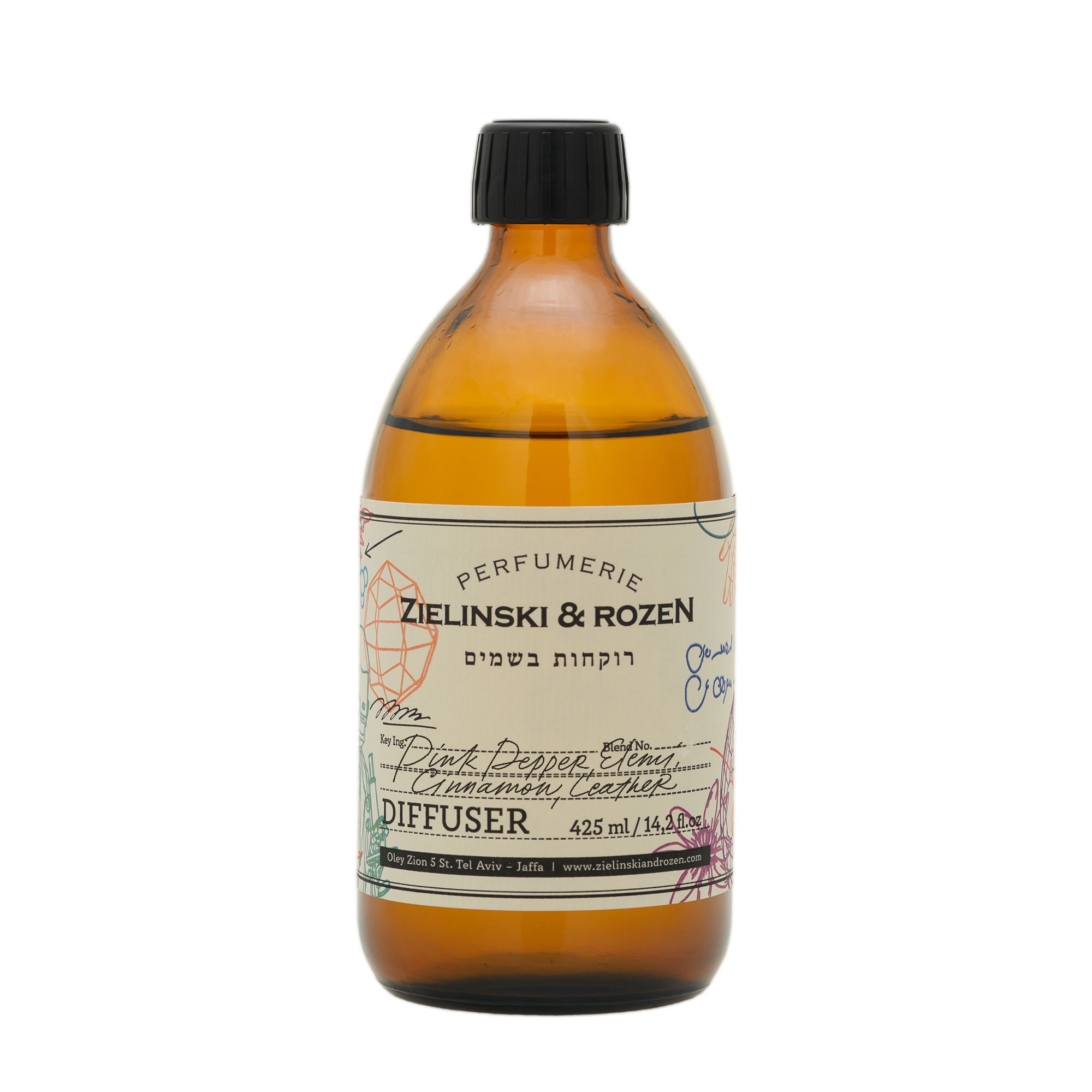 Диффузор Розовый Перец, Элеми, Корица, Кожа / Лимитированная серия с дизайном художника Миша Моst