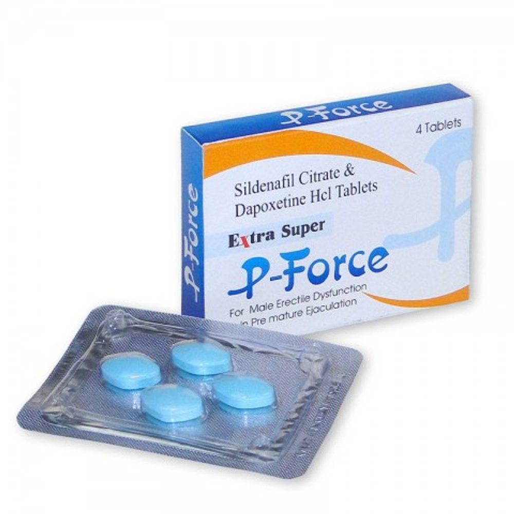 Препарат для улучшения эрекции Extra Super P-Force 100 mg (4 таб.)