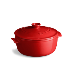 Кастрюля с крышкой Emile Henry Burgundy, 29.5 см