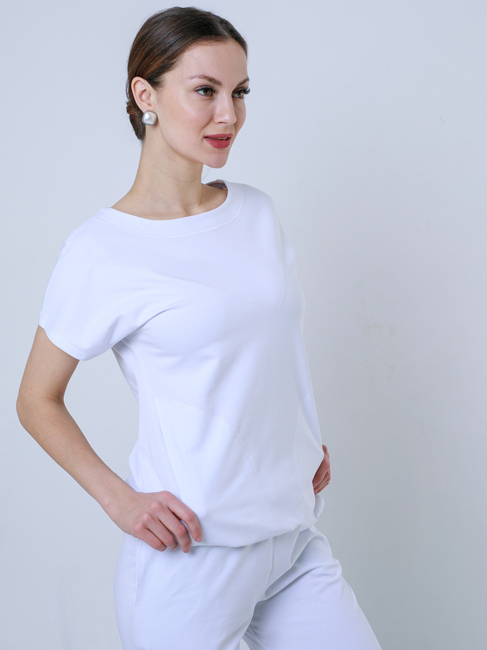 Женская блуза медицинская Бл-1019/2 кулирная гладь отMediS