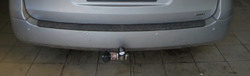 Фаркоп оцинкованный Galia H077A для Hyundai Starex 2008-, Hyundai H1 2008-(паспорт и сертификат в комплекте)(без электрики)