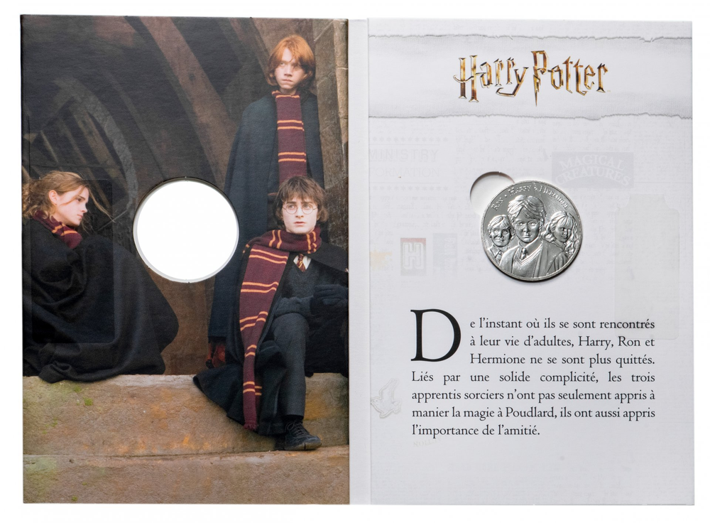 Набор из 9 монет 10 евро Франция серебро 2021 Гарри Поттер   (HARRY POTTER)