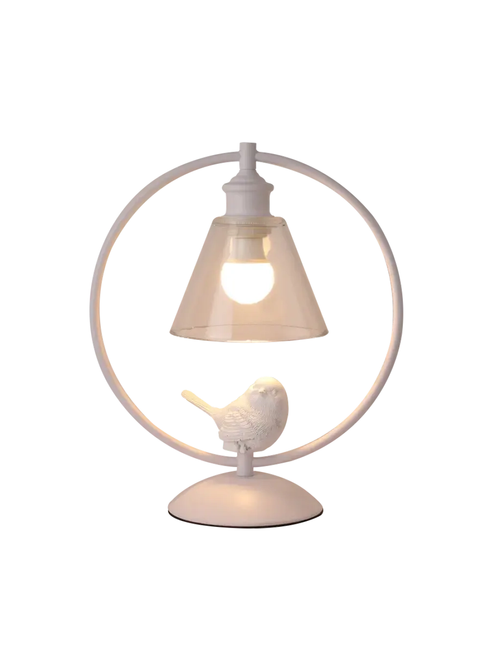 Настольная лампа с воробьем 1х60вт