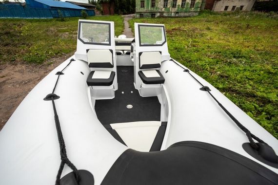 Надувная лодка ProfMarine RIB 550.2 с алюминиевым корпусом (двухконсольный)