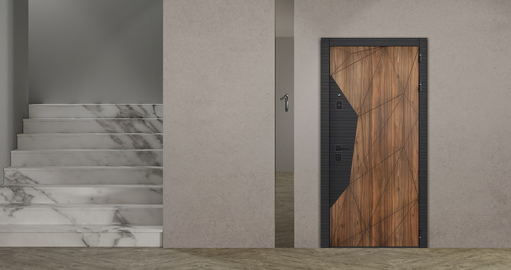 Стальная дверь "Берилл" (адаптивная замковая часть). Заказная модель.