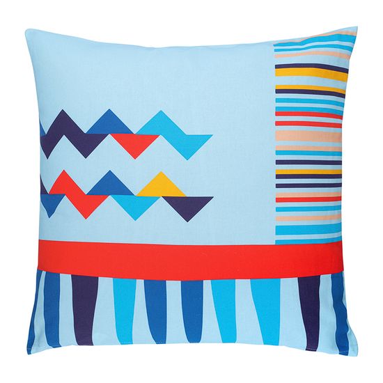 Подушка декоративная по мотивам нанайских орнаментов из коллекции cultural heritage, 45х45 см