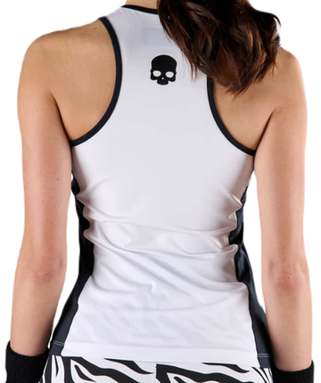 Женский топ теннисный Hydrogen Tiger Tech Tank Top - белый