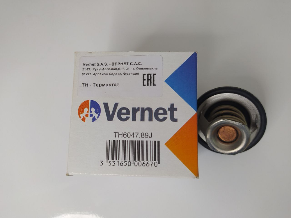Термостат Vernet TH604789J для LADA Largus, Renault Logan