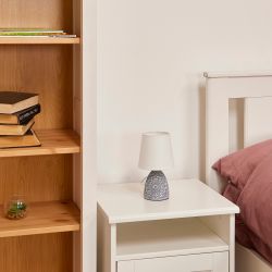 UML-B301 E14 DARK GREY Светильник настольный декоративный под лампу Е14. 40W. Механический выключатель. Темно-серый. ТМ Uniel