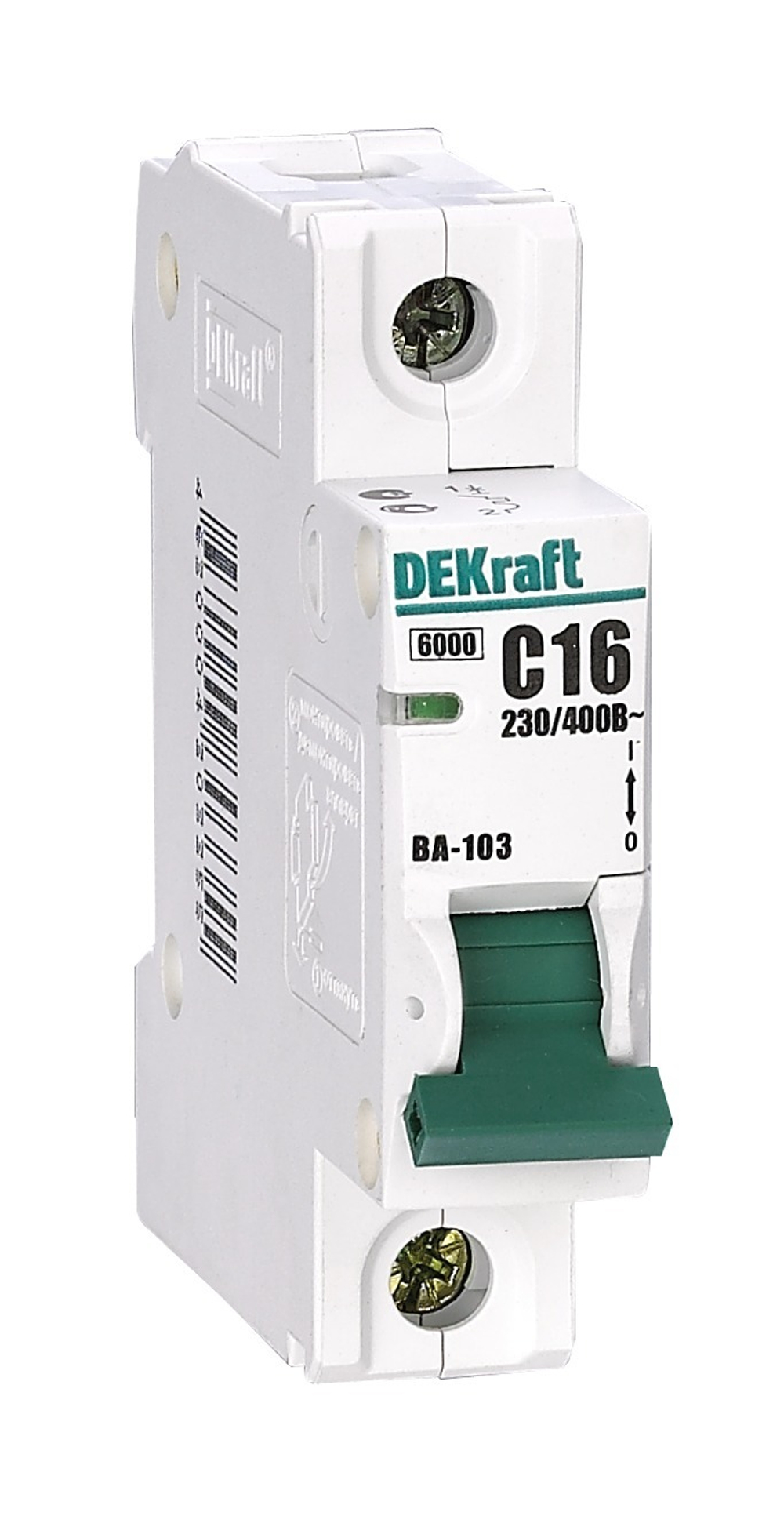 12054 Авт.выкл. 1п 6А-C ВА103 DEKraft