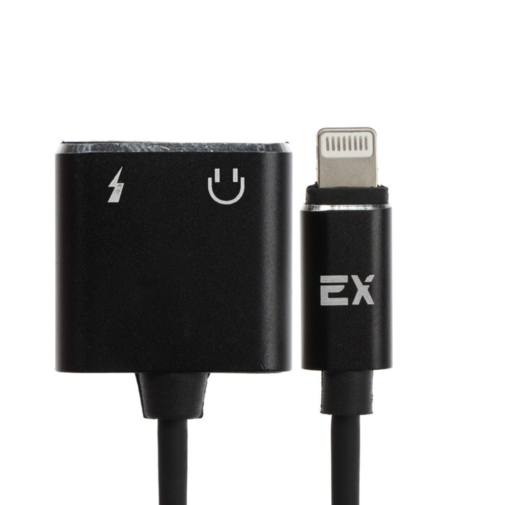 Переходник Lightning 8pin x Audio/Charging Exployd EX-AD-1170