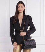 кожаная сумка через плечо fleming soft convertible TORY BURCH - черный(137301)