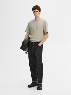 Massimo Dutti Футболка с круглым вырезом, песочный